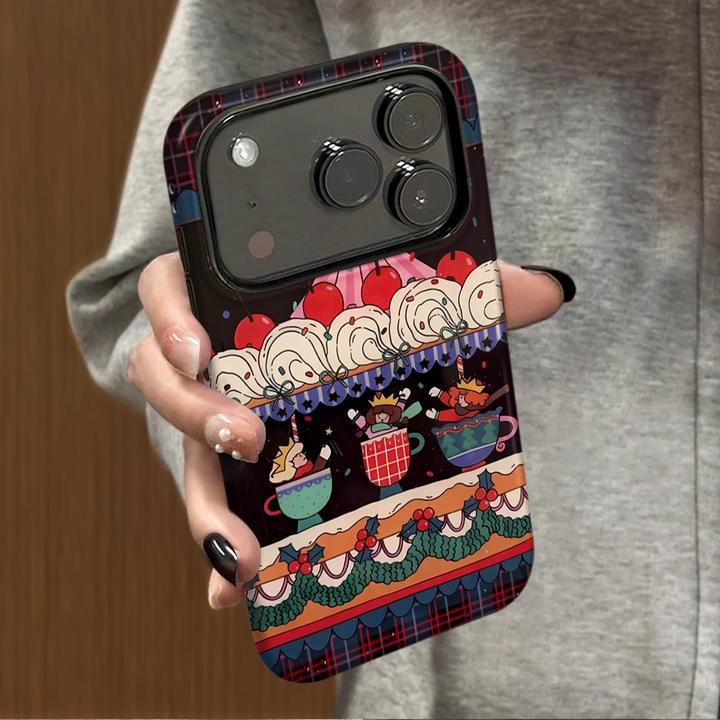 茶杯女孩适用苹果17手机壳17air新款iphone17promax可爱16pro潮酷