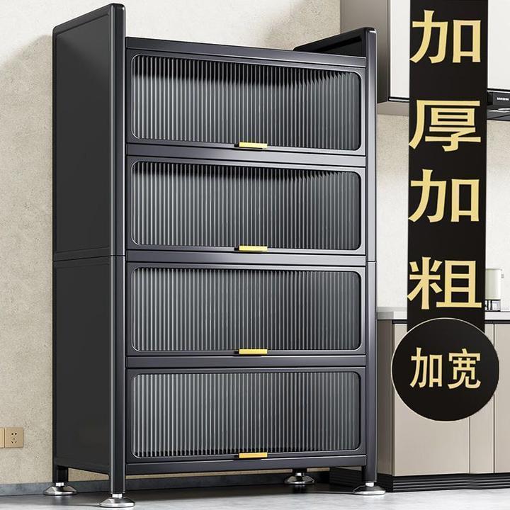 钢制鞋柜家用落地多层防尘鞋架门口入户玄关大容量收纳置物柜