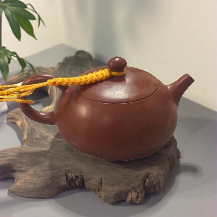 潮州玉家手拉壶原矿大红袍玉家行云流水壶手工功夫茶具容量90cc