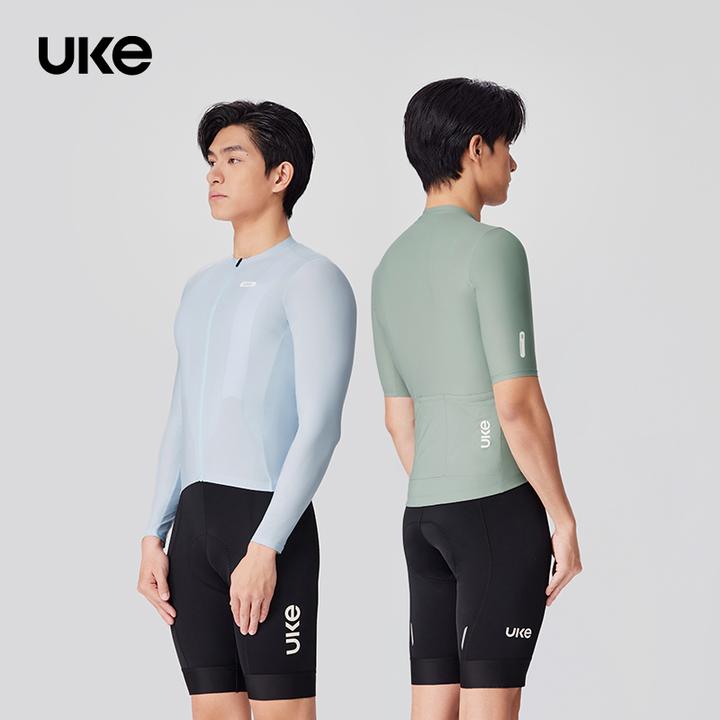 UKE男子骑行服长短袖纯色时尚防晒亲肤骑行装备 满川/山游