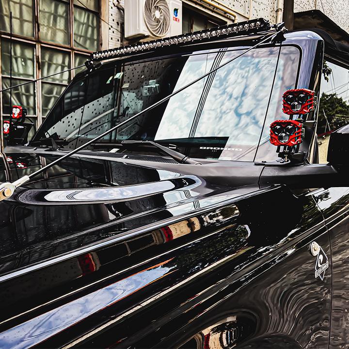 适用于福特烈马改装前挡风树枝分离器越野车Bronco分割线开支器