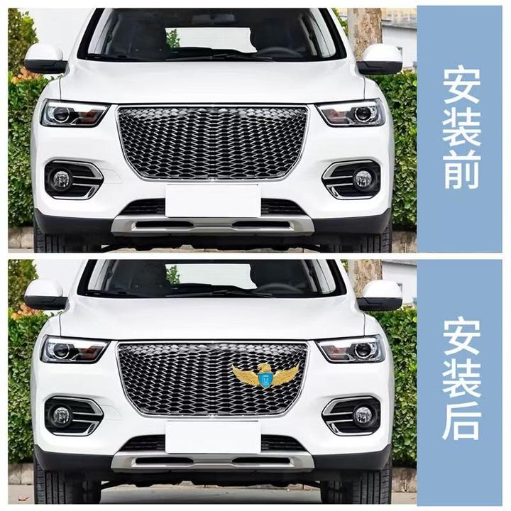 适用于坦克300400500车标改装700中网装饰车贴纸内饰品外观引擎盖