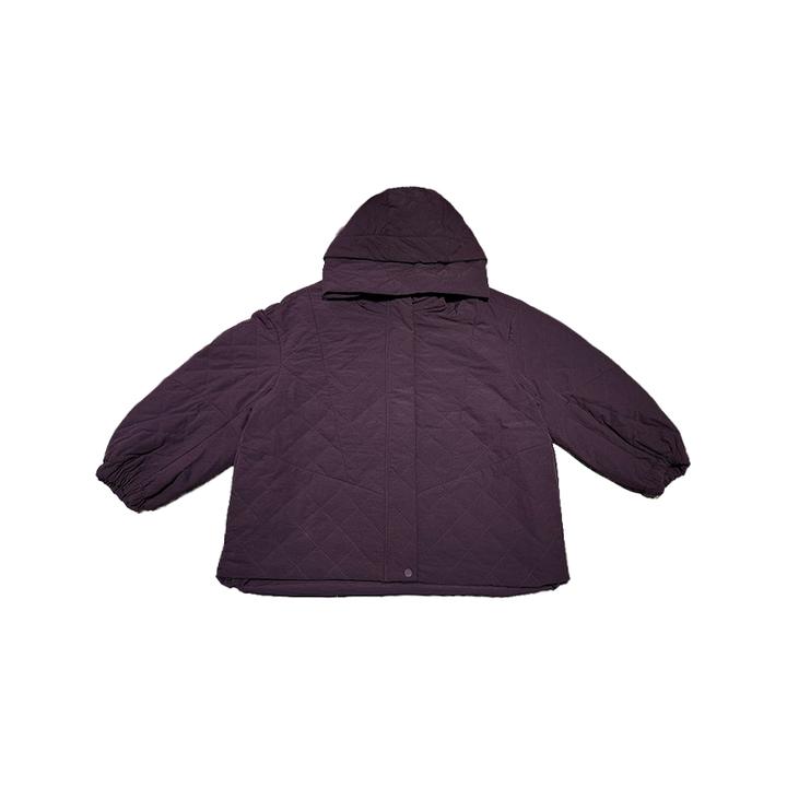 【U.M】迟野连帽绗格廓形宽松保暖棉服一手长藏肉显瘦