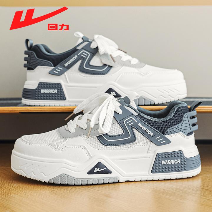 Warrior/回力冬季潮流板鞋男鞋时尚百搭ins风小白鞋休闲运动鞋潮