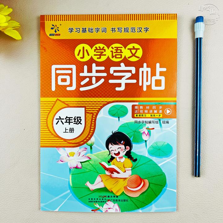 语文六年级上册同步练字帖人教版六年级语文课本生字字帖视频讲解