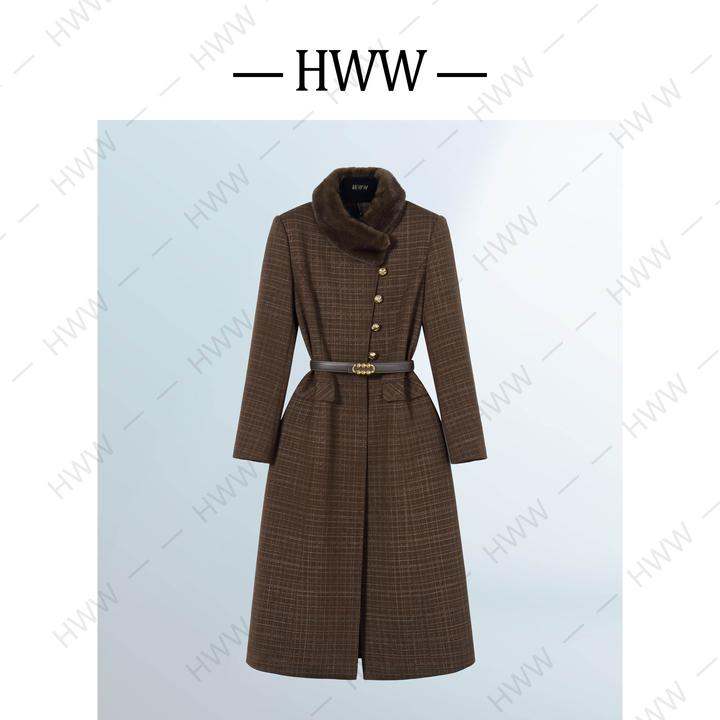 90白鹅绒(袖子也加绒)时尚气质收腰鹅绒服DHZZR407865