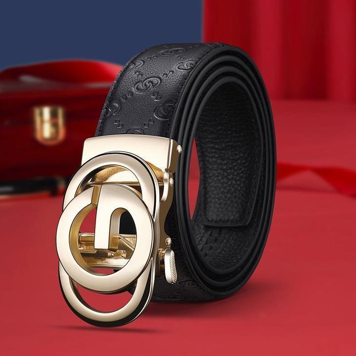 高档皮带男士裤腰带真皮潮流牛皮新款腰带年轻人百搭青年商务裤带
