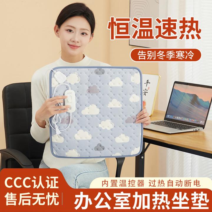 加热坐垫办公室座椅垫秋冬季取暖神器插电式发热屁垫暖垫电热坐垫
