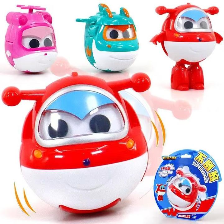 正品不倒翁变形超级飞侠乐迪小爱大壮趣味礼物变形机器人玩具