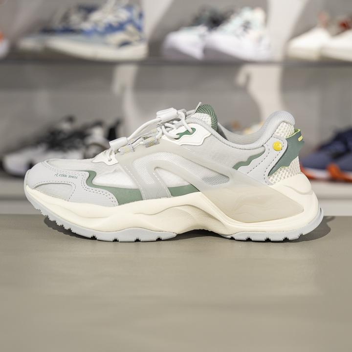 李宁男女小大童休闲鞋2025夏季网面透气减震回弹运动鞋YKCV062