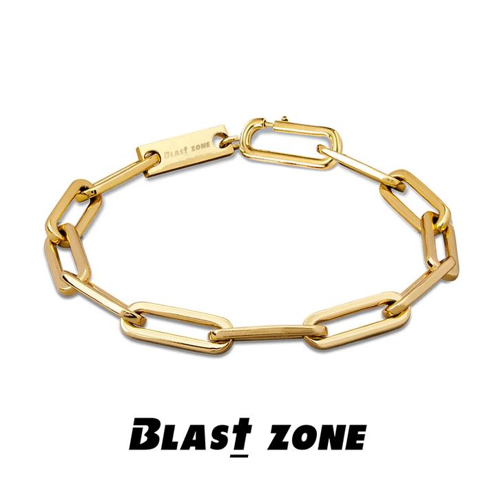 钛钢手链 斯巴达克斯手链子环环相扣素款拼接金色手饰品男配饰