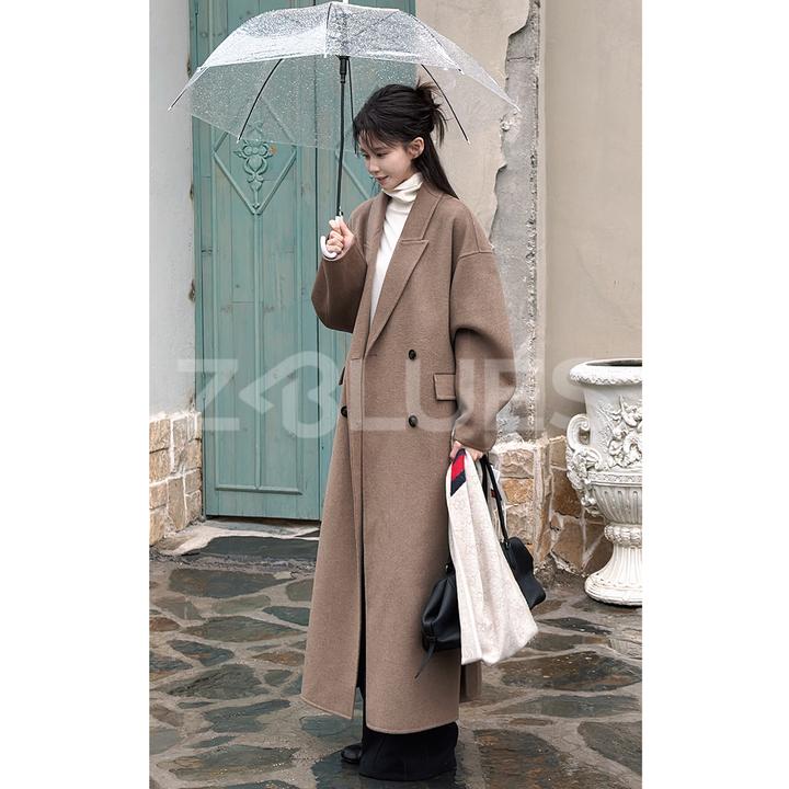 Z.blues【不落幕大衣】联名款羊绒混纺大衣YZBJY8690