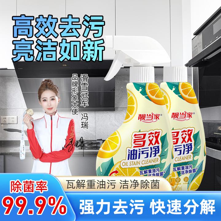 【靓当家】多效泡沫油污净冰箱厨电清洁剂厨房油烟机清洁剂清新H1