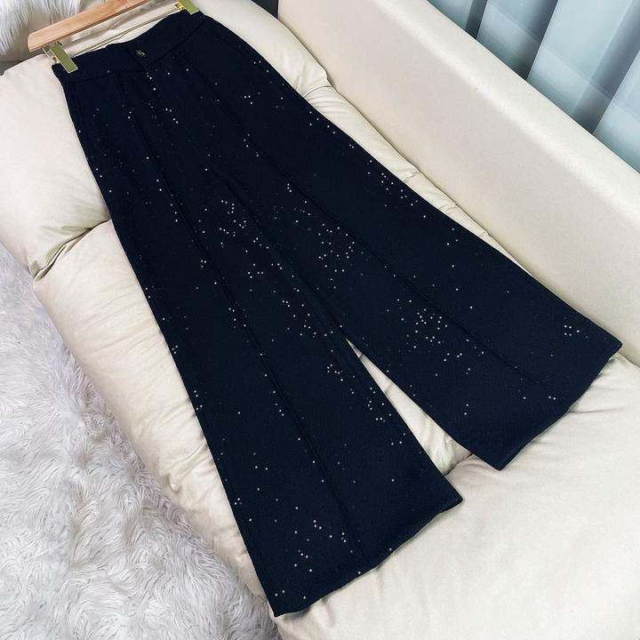 羊毛裤 阔腿长裤 70351