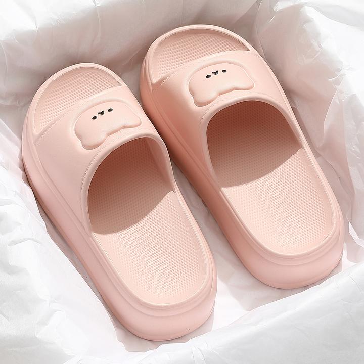 加厚底拖鞋女夏季外穿居家室内防滑松糕底海边沙滩踩屎感凉拖夏天