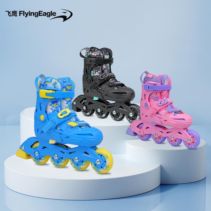 Flying Eagle/飞鹰夜精灵儿童轮滑鞋溜冰鞋儿童3-12岁初学旱冰鞋