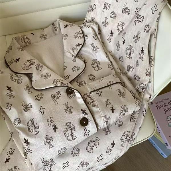 Maycaur超萌卡通克罗HelloKitty睡衣女秋季长袖长裤甜美学生宿舍