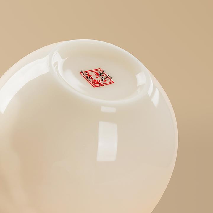 钰铨龙门 冰清玉洁福润公道杯 德化高端传统中国白鹰嘴茶海分茶器