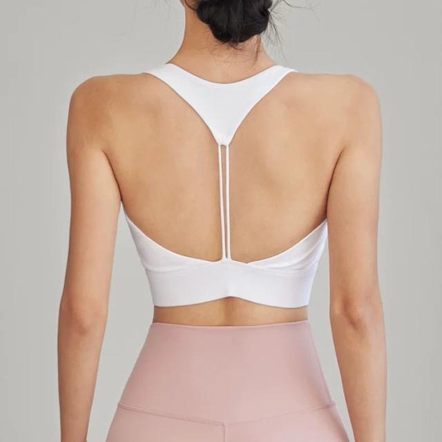 性感美背运动内衣女防震训练跑步健身文胸夏季普拉提瑜伽服背心新