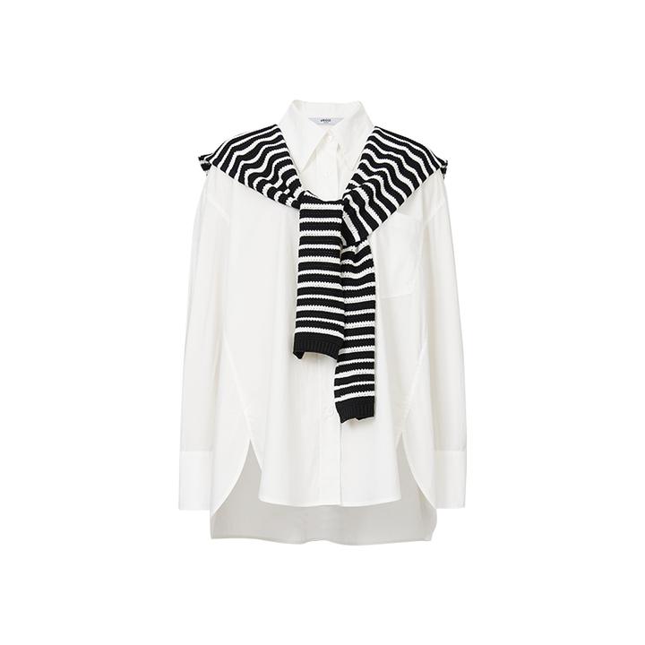 【两件套】【商场同款新品】艾诺丝雅诗 针织披肩衬衫外套 AR103117