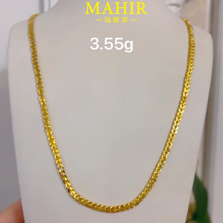 足金项链3.55克（850/克）47cm 长