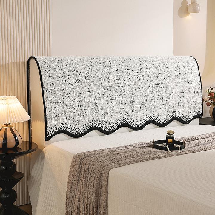 R高档新款床头罩盖布防尘高级感万能通用盖巾遮丑改造床头软包欧