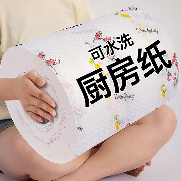 厨房一次性懒人抹布加厚可水洗家用干湿两用清洁洗碗不沾油百洁布