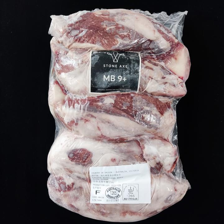 安睿宝stoneaxe石斧全血和牛M9+金钱腱C腱三花趾烤肉片火锅卤牛肉