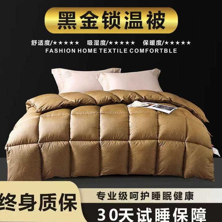 【免费试睡30天】黑金石墨烯太空舱恒温蓄热被子200*230cm约6斤