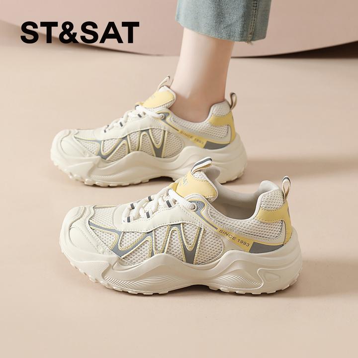 星期六小个子女鞋2025新款秋季复古轻奢运动鞋爆款时尚德训休闲鞋
