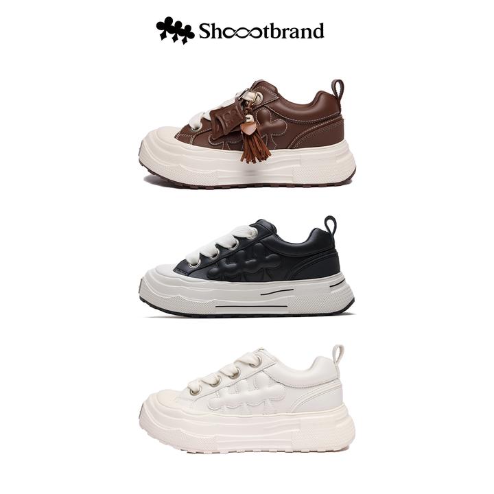 【冬季皮面】重奏鞋防风保暖防滑耐磨厚底增高复古板鞋SHOOTBRAND