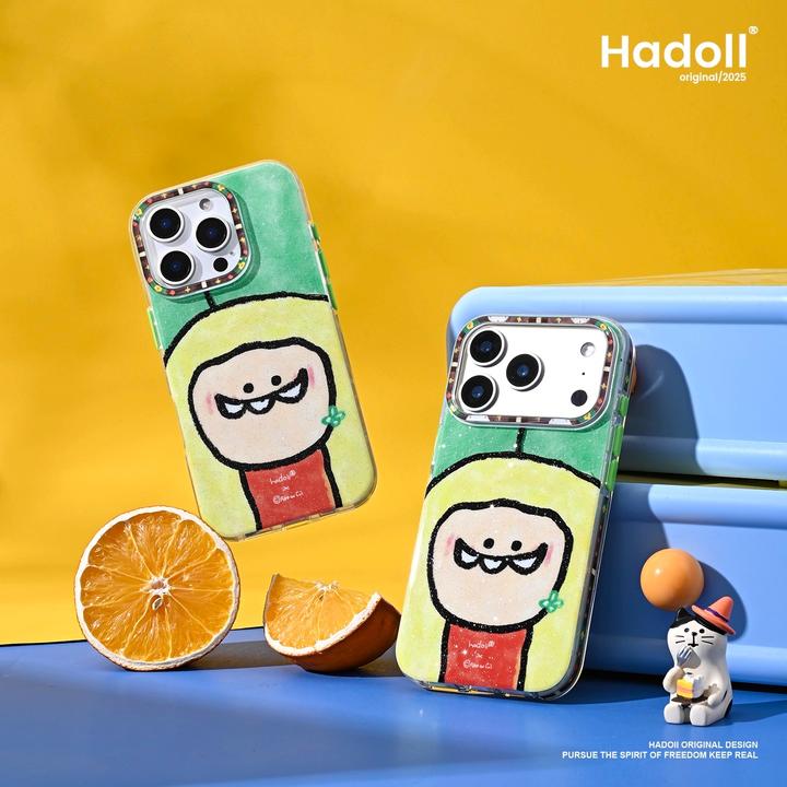 原创青芒大脸iPhone17promax手机壳适用保护套高级感小众复古插画