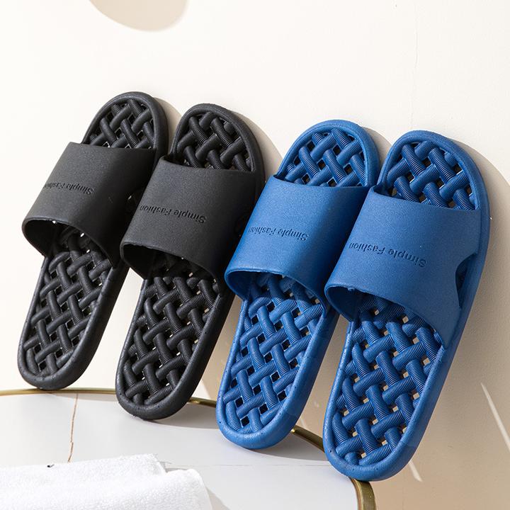 情侣凉拖鞋洗澡拖鞋防滑漏水软底凉拖男女室内家居浴室按摩厚底