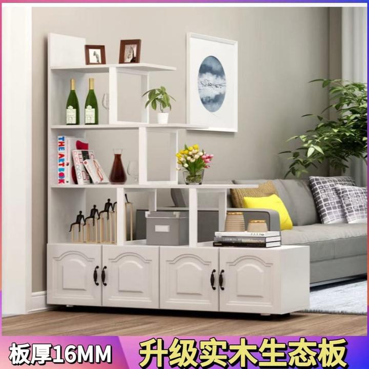 实木客厅玄关隔断柜一体新款花架子室内家用门厅酒柜入户门简约