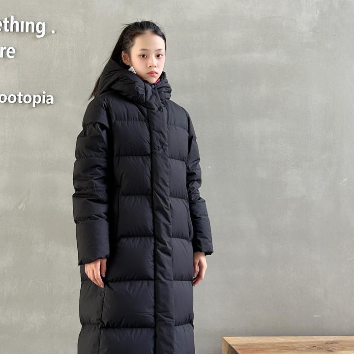 雪妈ESTAR【大鹅被】90白鹅绒+三防面料加长款鹅绒服艺考生首选