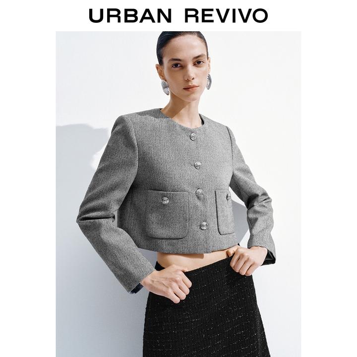 UR2025秋季新款女装魅力气质小香短款外套UWG150169+