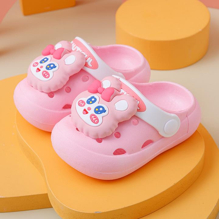 包头夏季凉拖鞋防滑小孩宝宝男童女童洞洞鞋拖鞋卡通夏
