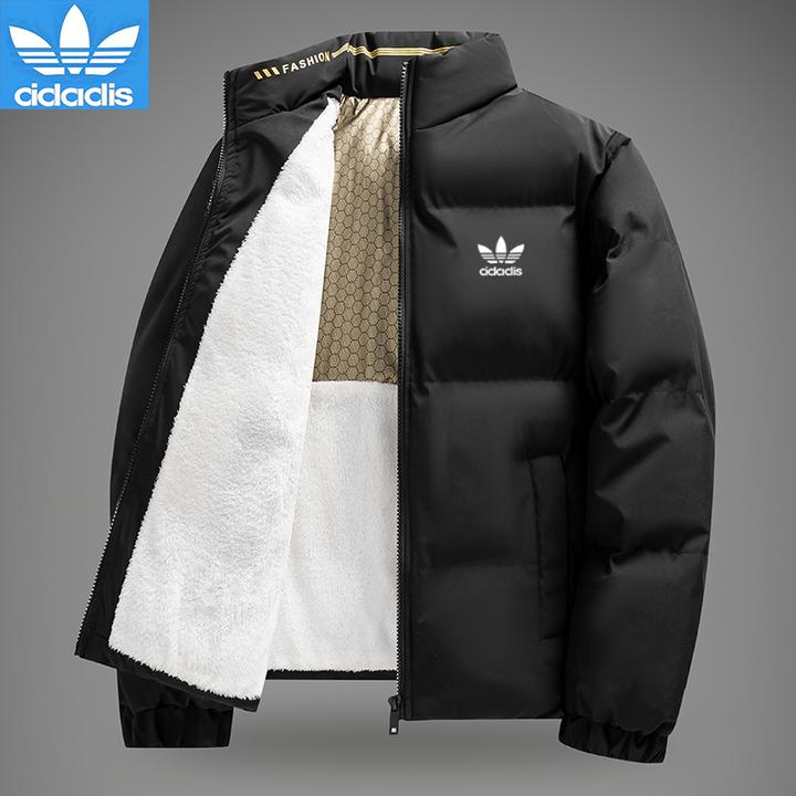阿i迪达斯冬季男士棉袄2025新款羽绒棉衣立领加厚保暖防寒棉服男