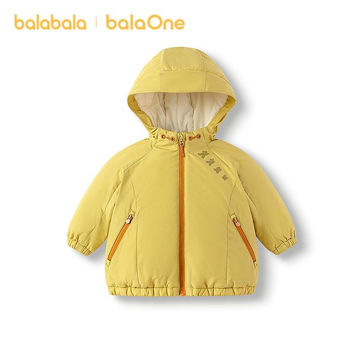 【balaOne】巴拉巴拉儿童棉服女童男童外套童装2025秋冬三防发热