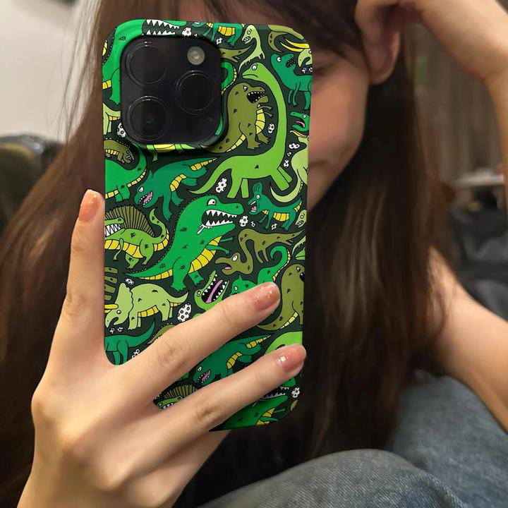 抽象恐龙适用于苹果16promax手机壳iphone15pro小众14/13p个性12p