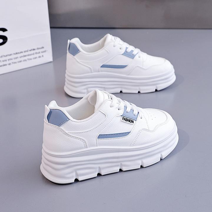 板鞋女2025春秋款小白鞋新款百搭休闲女鞋显脚小厚底运动鞋女舒适