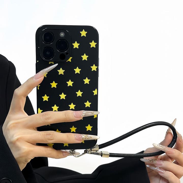 ins黄星星适用苹果16PROMAX手机壳P80简约14保护壳P70小众高级15P