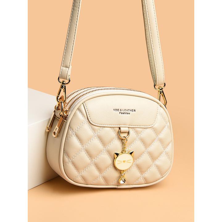 包包女2025新款潮时尚小方包菱格百搭斜挎包夏季小清新单肩小包包