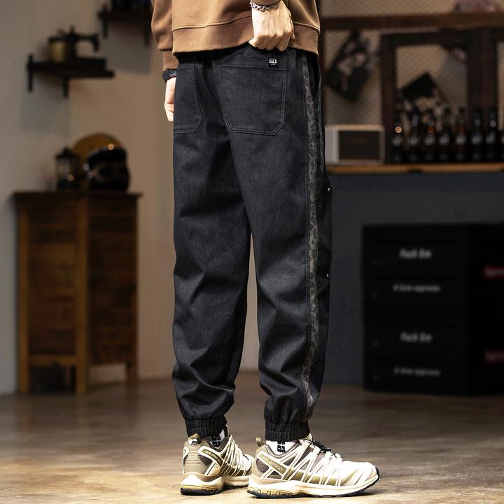 MR.MUDI/穆迪先生美式潮牌痞帅哈伦裤子男秋季新款高级感迷彩工装