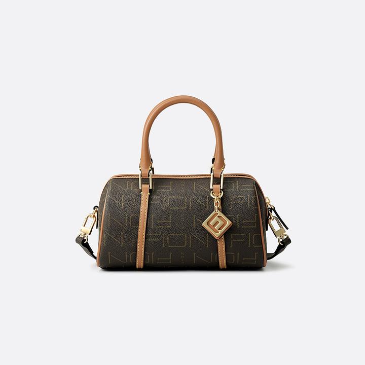 FION/菲安妮奥莱经典波士顿包手提包女士单肩包斜挎包FAAFJGC197