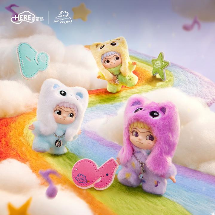 奇梦岛WAKUKU哇库库立刻开挂吧系列毛绒手办盲盒潮玩