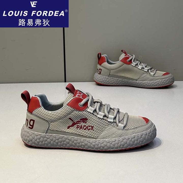 Louis Fordea/路易弗狄网面透气运动鞋潮流百搭休闲鞋子轻奢男鞋