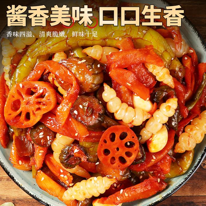 【抢3斤】正宗酱八宝咸菜什锦菜小酱菜萝卜黄瓜锦州百合小菜酱缸
