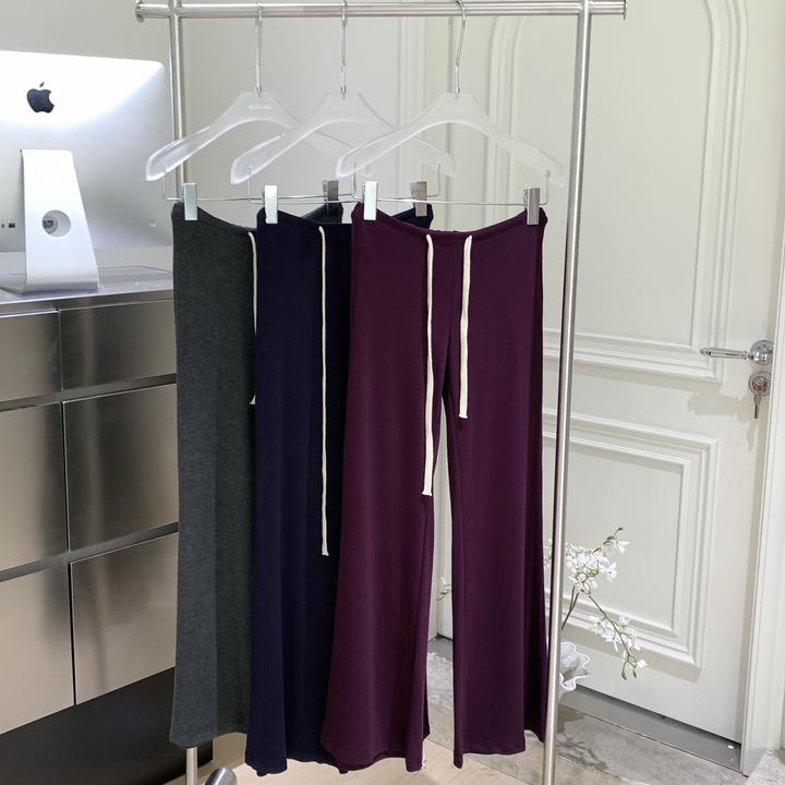 POPW 垂垂裤3.0低腰拖地裤舒适显瘦休闲裤女裤子2025秋季新款