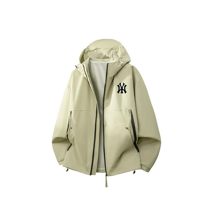 DeweLvum潮牌秋季新款宽松休闲百搭运动连帽夹克冲锋衣外套男士